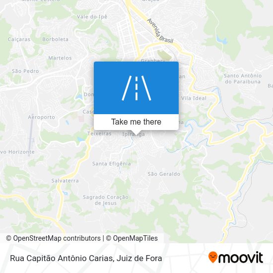 Rua Capitão Antônio Carias map
