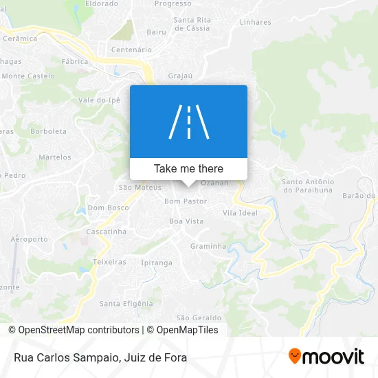 Rua Carlos Sampaio map