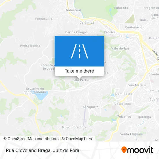 Rua Cleveland Braga map