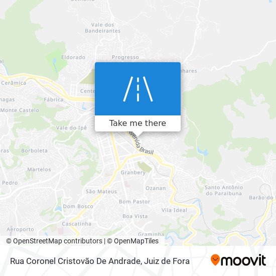 Mapa Rua Coronel Cristovão De Andrade