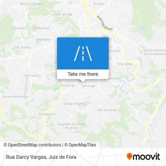 Rua Darcy Vargas map