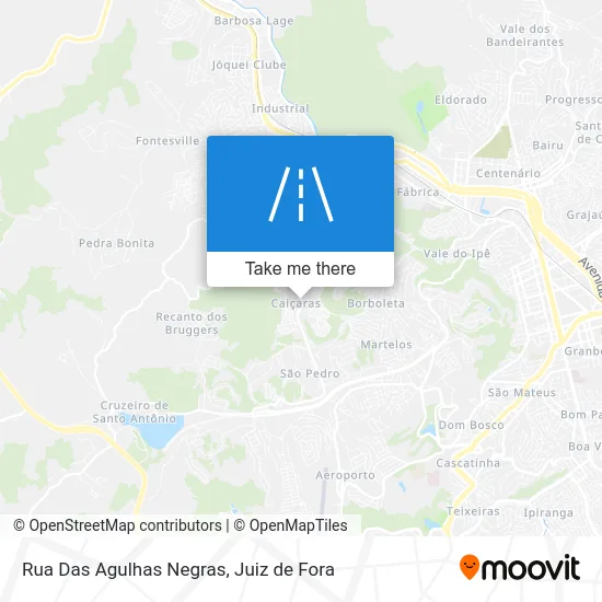 Rua Das Agulhas Negras map