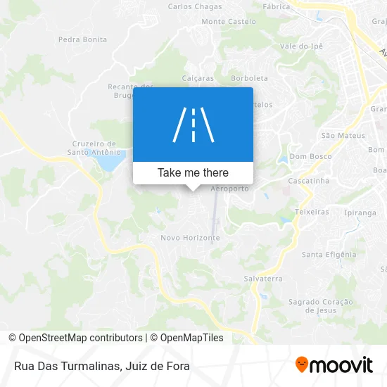 Rua Das Turmalinas map