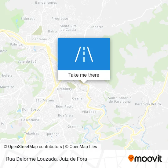 Rua Delorme Louzada map