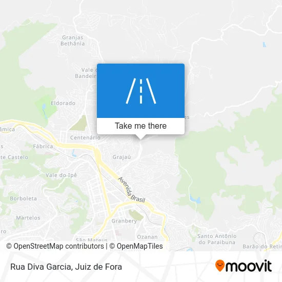 Rua Diva Garcia map