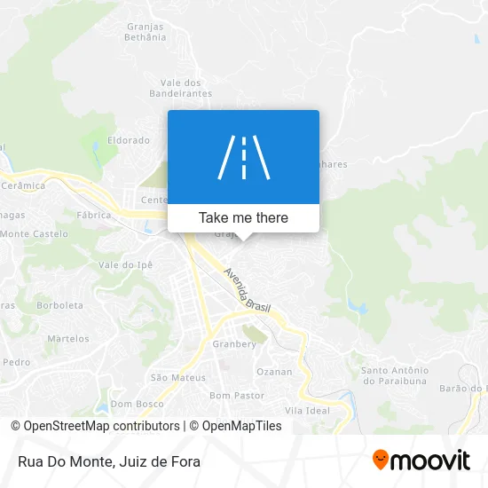Rua Do Monte map