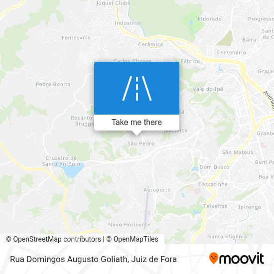 Rua Domingos Augusto Goliath map