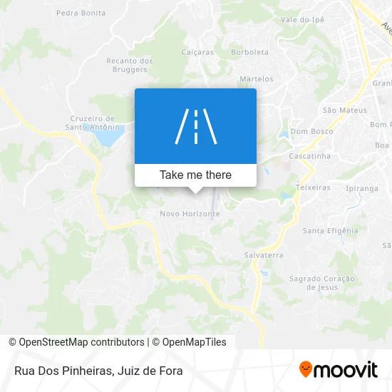Rua Dos Pinheiras map