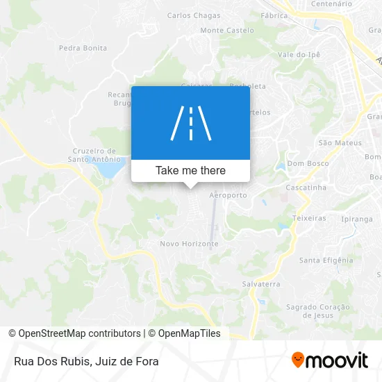 Rua Dos Rubis map