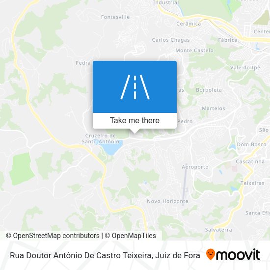 Rua Doutor Antônio De Castro Teixeira map