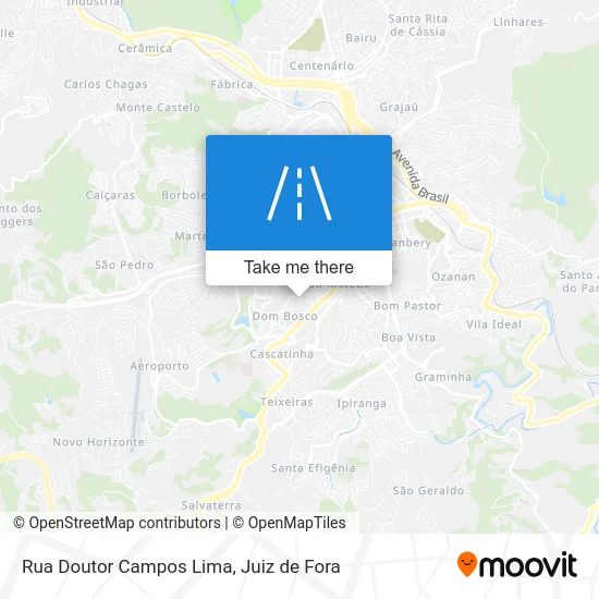 Rua Doutor Campos Lima map