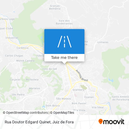 Rua Doutor Edgard Quinet map