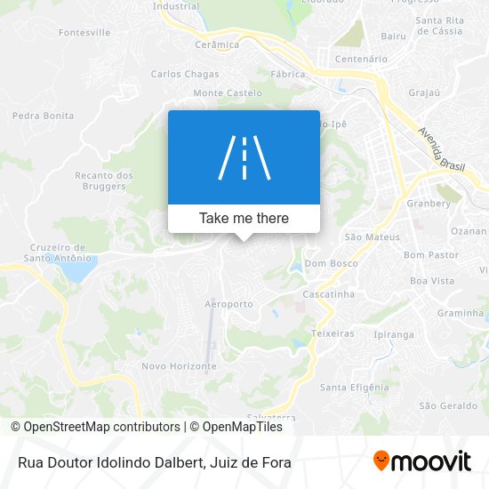 Rua Doutor Idolindo Dalbert map