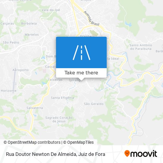 Mapa Rua Doutor Newton De Almeida