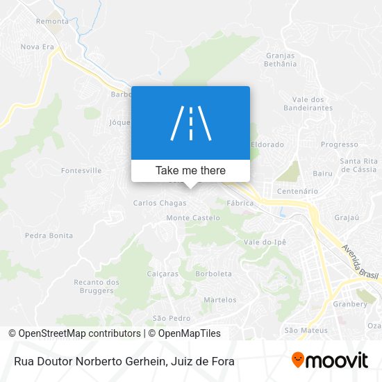 Rua Doutor Norberto Gerhein map