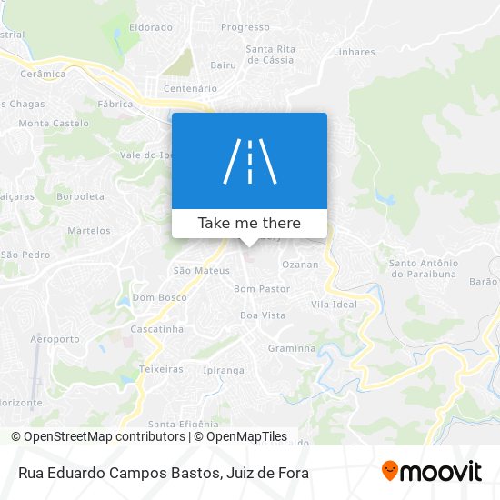 Mapa Rua Eduardo Campos Bastos