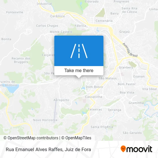 Rua Emanuel Alves Raffes map
