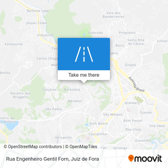 Rua Engenheiro Gentil Forn map