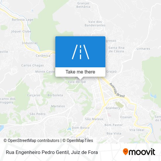 Rua Engenheiro Pedro Gentil map