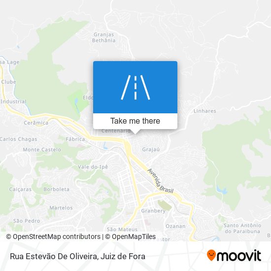 Rua Estevão De Oliveira map