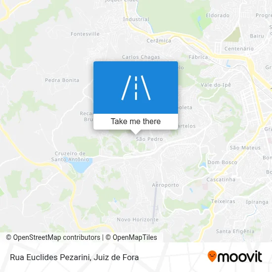 Rua Euclides Pezarini map