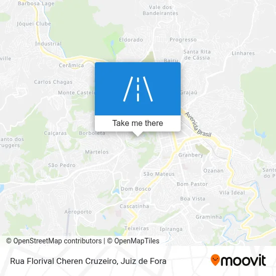 Rua Florival Cheren Cruzeiro map