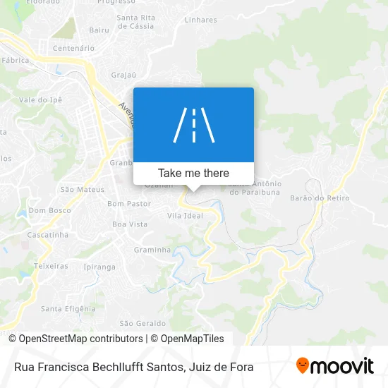 Rua Francisca Bechllufft Santos map