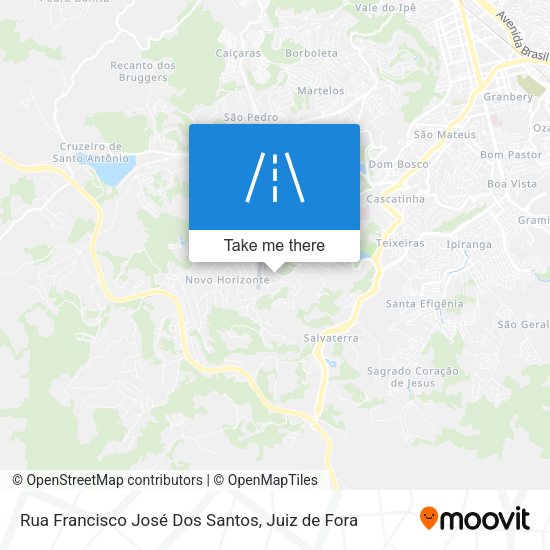 Rua Francisco José Dos Santos map