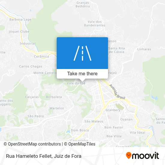 Rua Hameleto Fellet map
