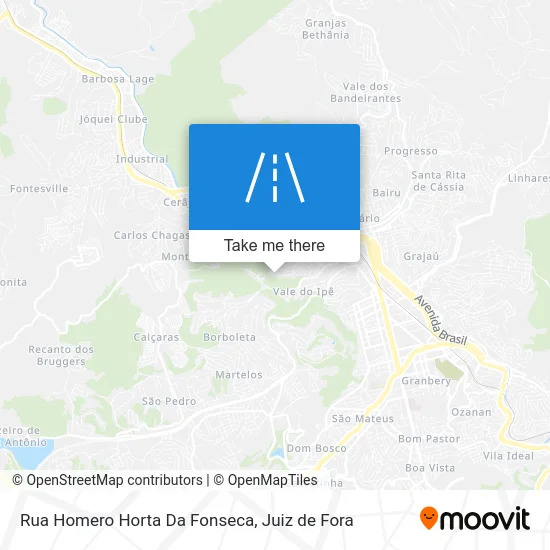Rua Homero Horta Da Fonseca map