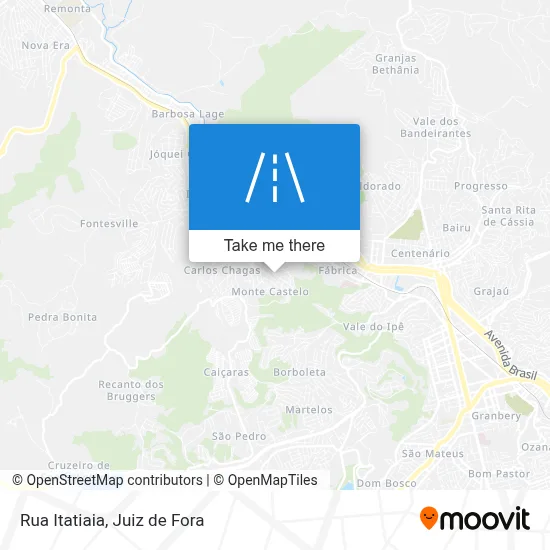 Rua Itatiaia map