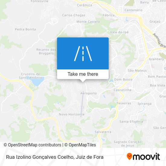 Rua Izolino Gonçalves Coelho map