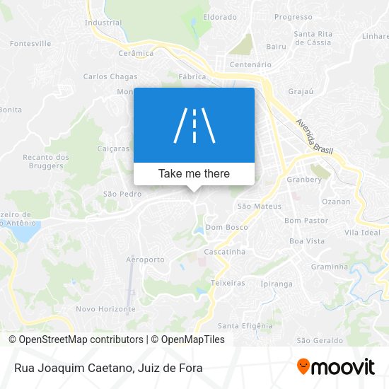 Rua Joaquim Caetano map