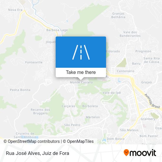 Rua José Alves map