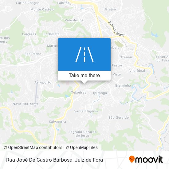 Rua José De Castro Barbosa map