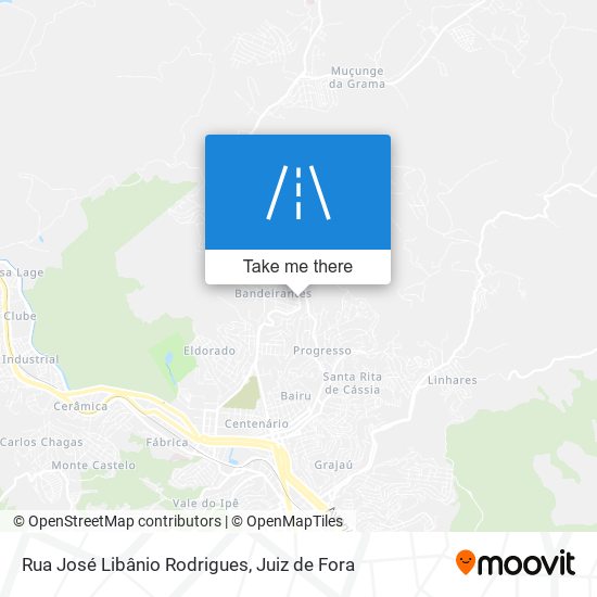 Mapa Rua José Libânio Rodrigues