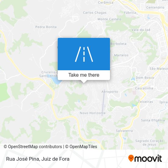 Rua José Pina map