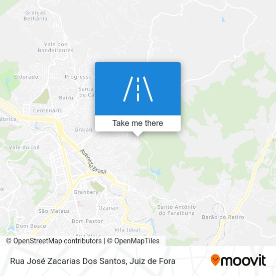Rua José Zacarias Dos Santos map