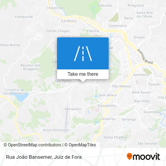 Rua João Bansemer map