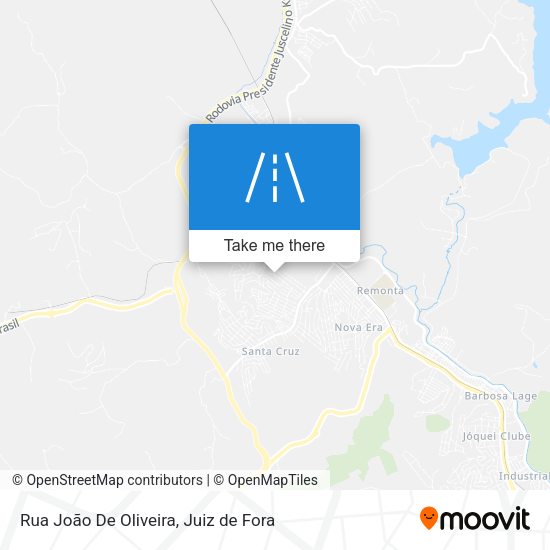 Rua João De Oliveira map