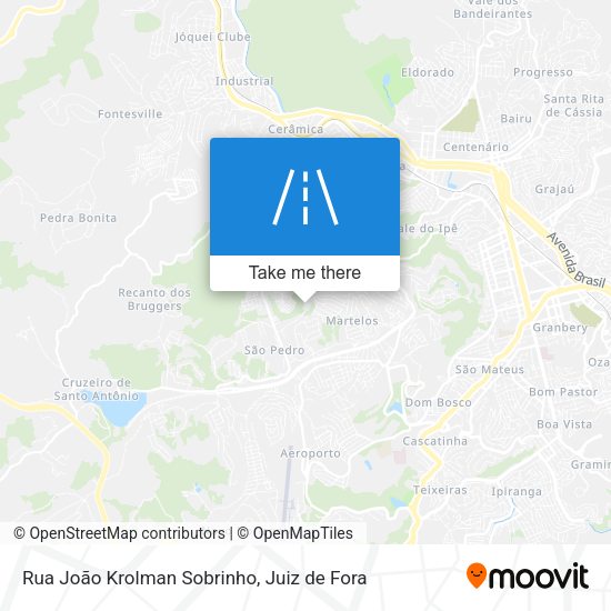 Rua João Krolman Sobrinho map