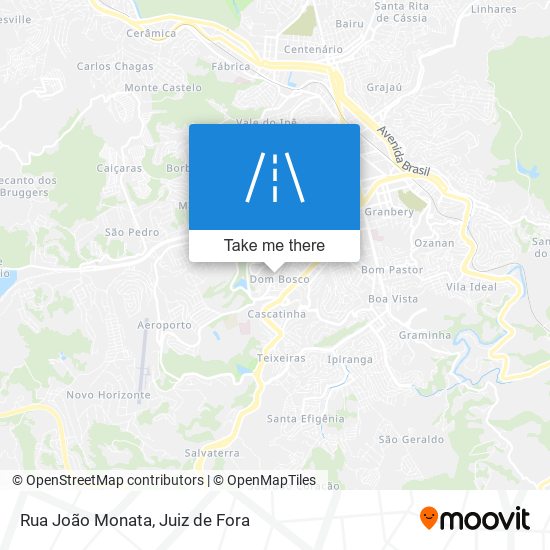 Mapa Rua João Monata