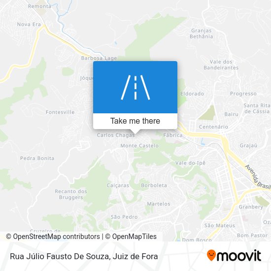 Rua Júlio Fausto De Souza map