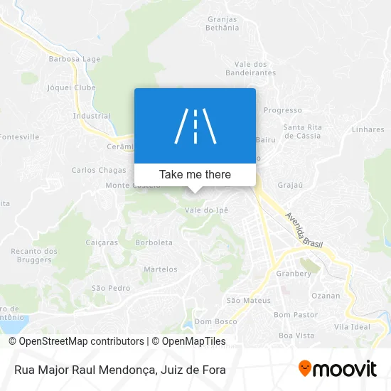 Rua Major Raul Mendonça map