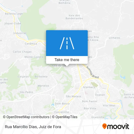 Rua Marcílio Dias map