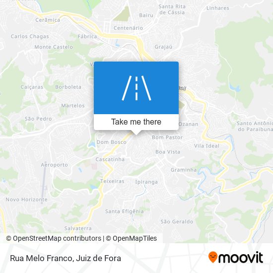 Rua Melo Franco map