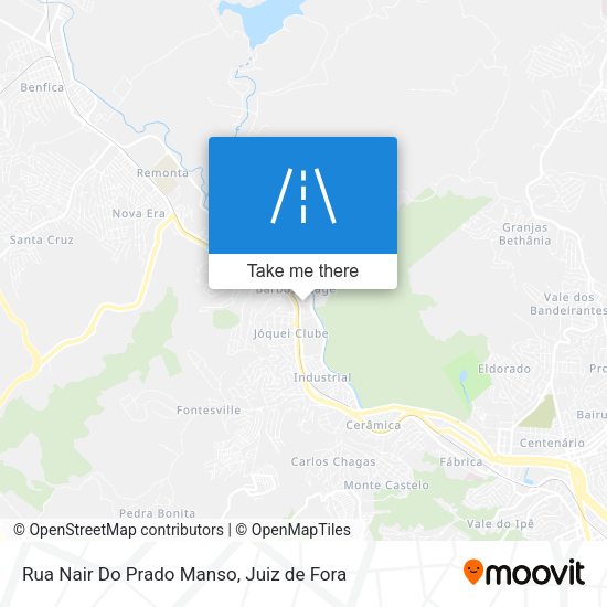 Rua Nair Do Prado Manso map