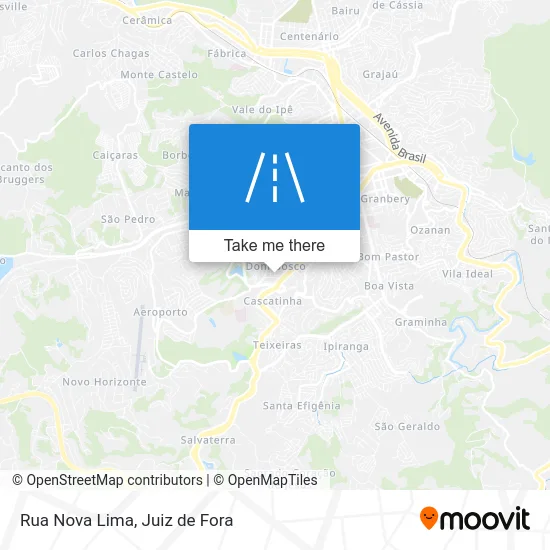 Rua Nova Lima map