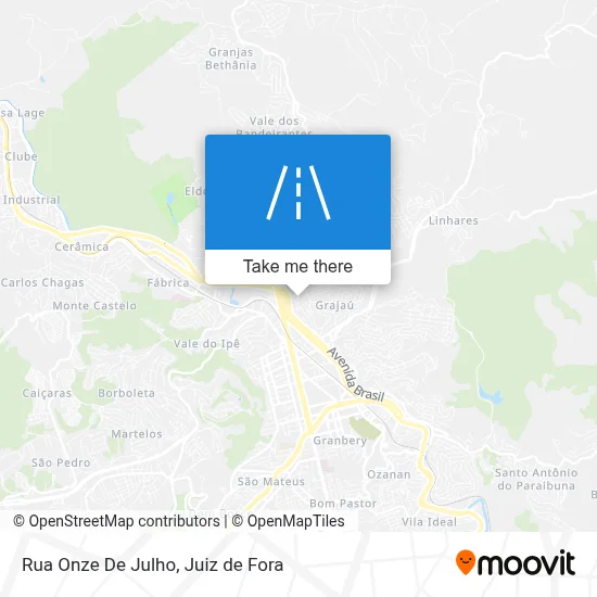 Rua Onze De Julho map