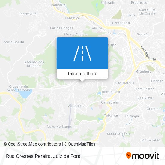 Rua Orestes Pereira map